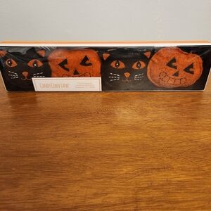 Candy Corn Lane Halloween Garland Cat Pumpkin Rare HTF  *FREE Shipping*